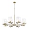Z-Lite Callista 8 Light Chandelier, Rubbed Brass & Clear 3032-8RB - alternate 6
